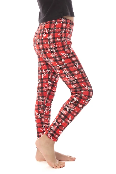 Christmas Plaid Kid's - Cozy Lined