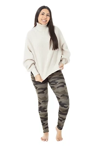 Light Camouflage - Cozy Lined Leggings