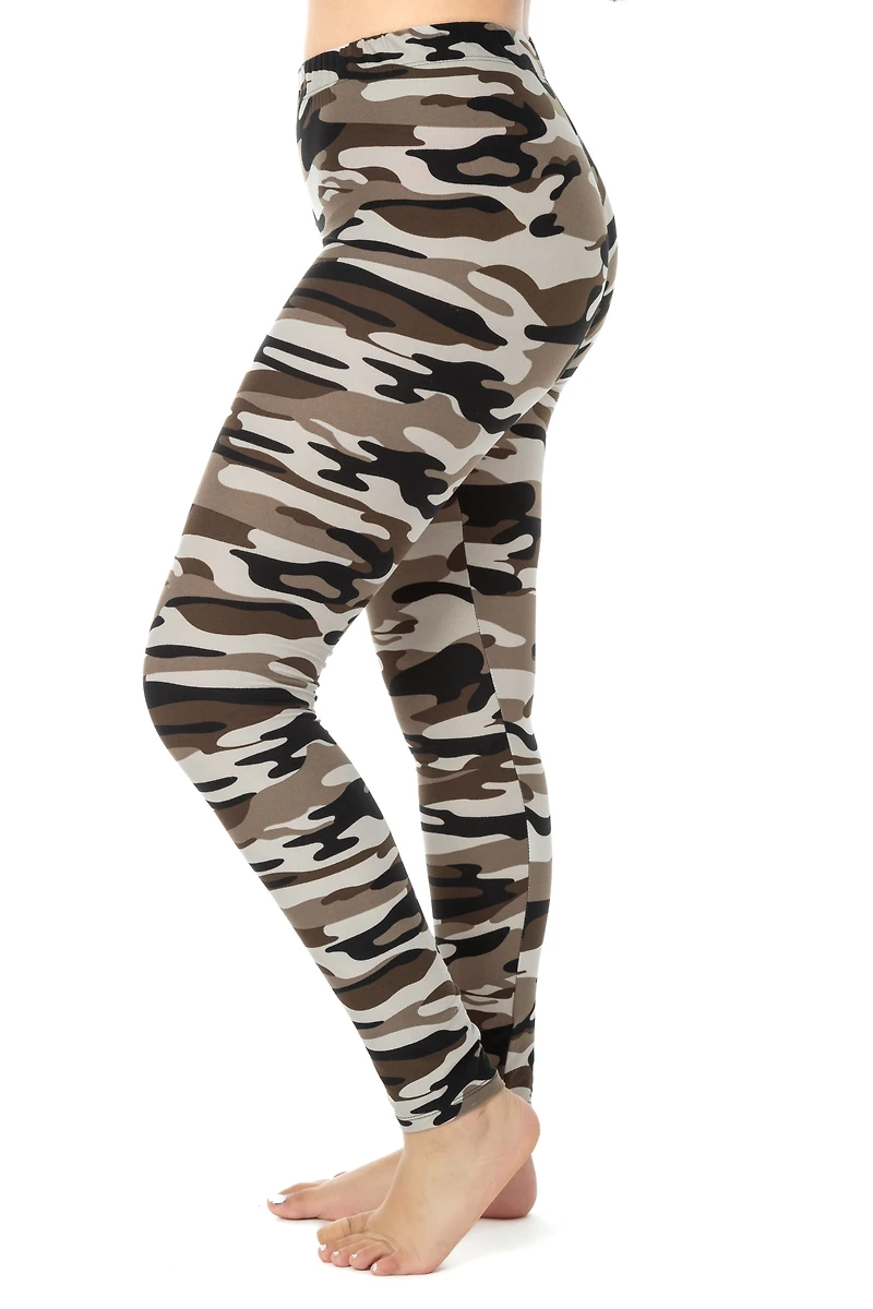 Grey Camouflage - All Season Leggings