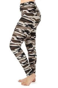Grey Camouflage - All Season Leggings