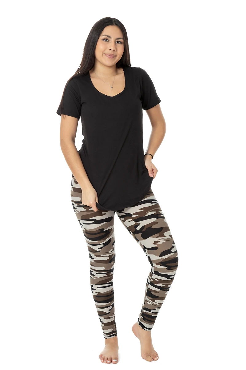Grey Camouflage - All Season Leggings