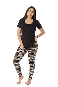 Grey Camouflage - All Season Leggings