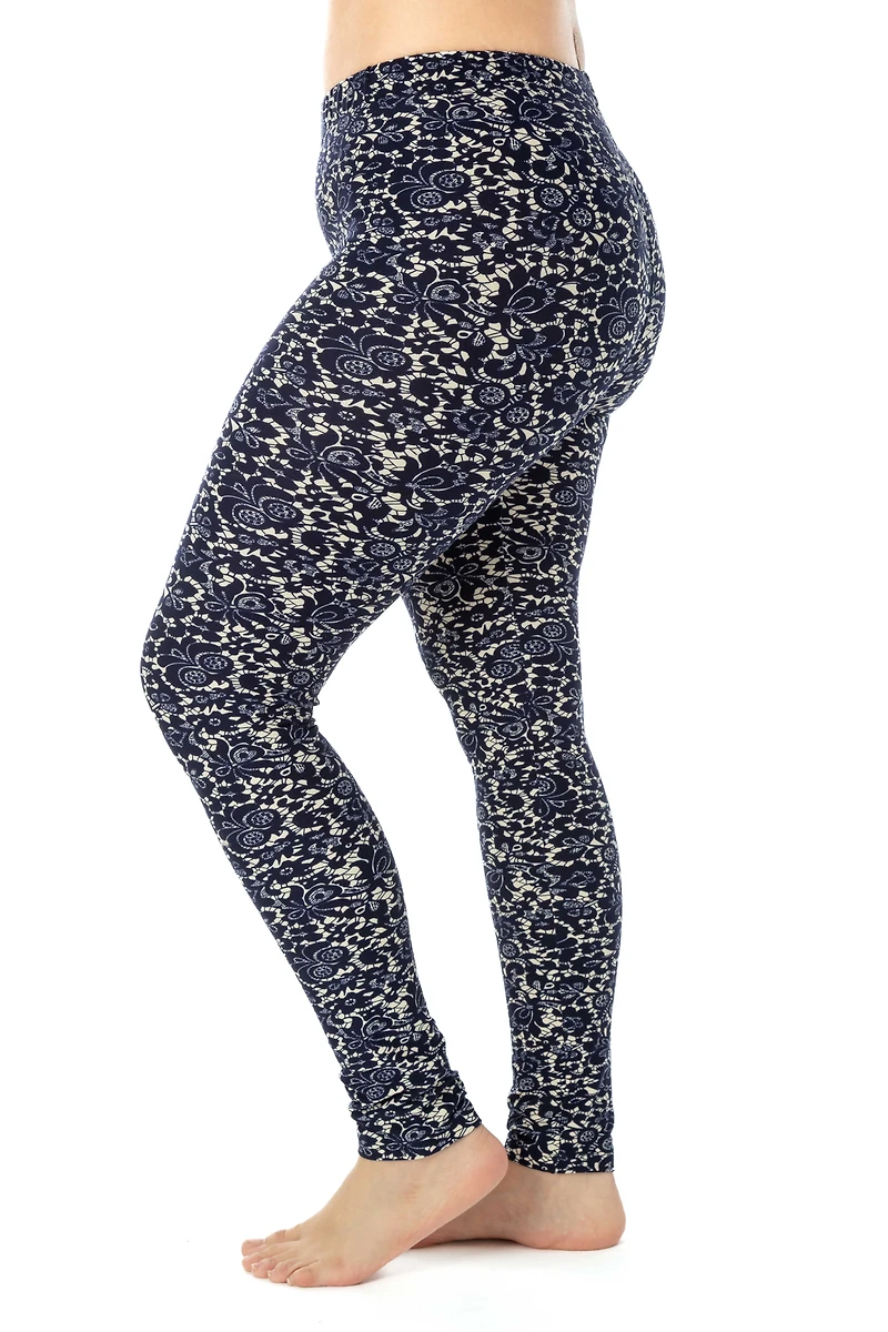 Blue Pattern - All Season Leggings