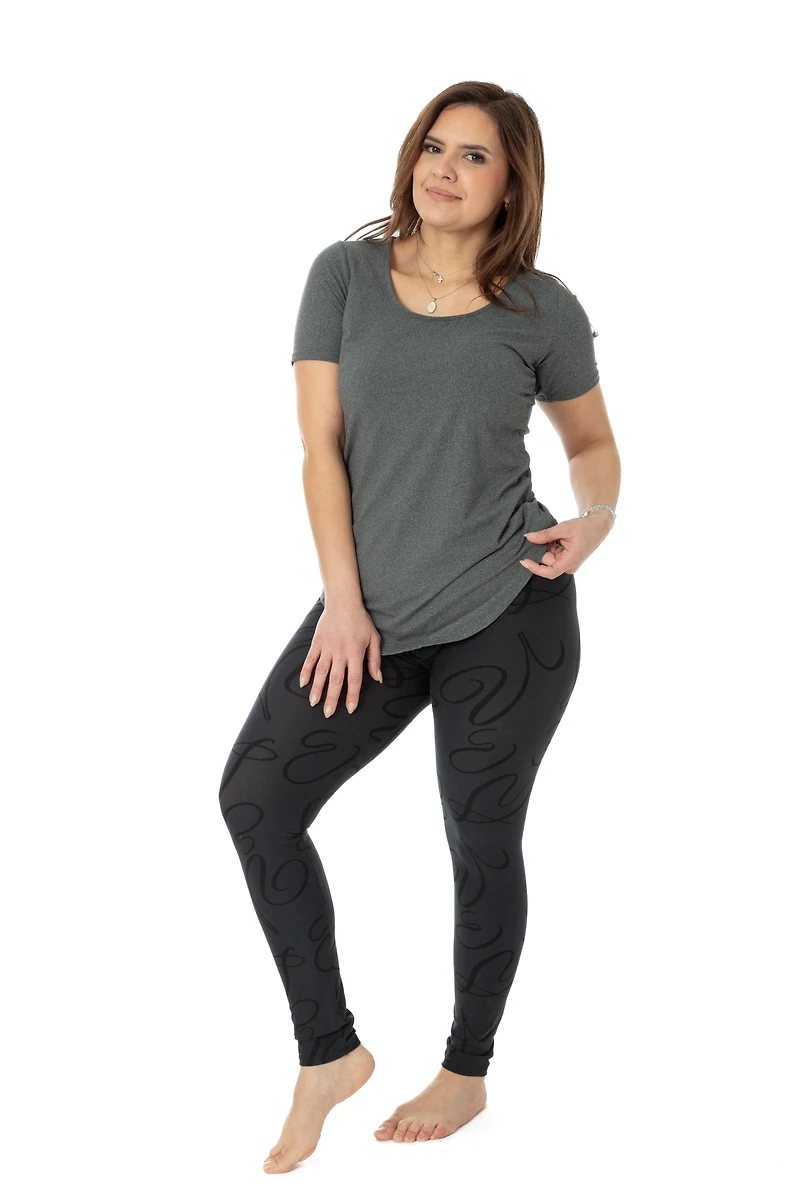 Lovely Charcoal - All Season Leggings