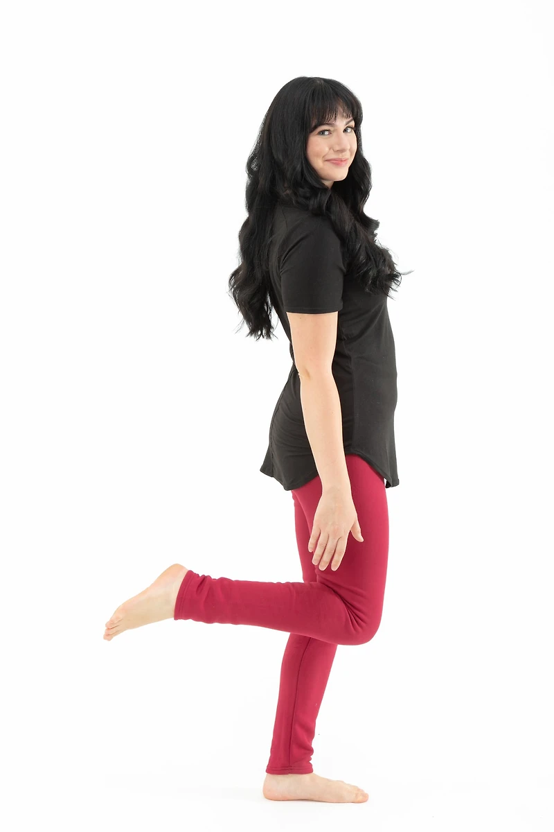Red Velvet - Cozy Lined Leggings