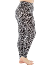 White Floral Petals - All Season Leggings