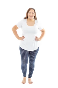 Blue Checkers - All Season Leggings