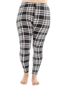 B&W Plaid - All Season Leggings