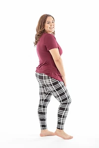 B&W Plaid - All Season Leggings