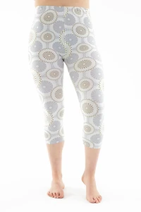 Gray Shapes - Capris