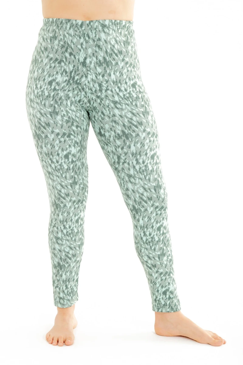 Green Art - Cozy Lined Leggings