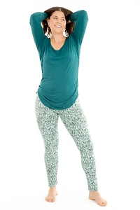 Green Art - Cozy Lined Leggings