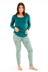 Green Art - Cozy Lined Leggings