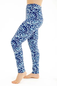 Blue Strokes - Cozy Lined Leggings