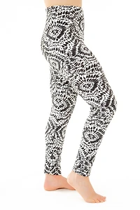 Black Splash - Cozy Lined Leggings