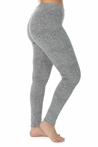 Gris moucheté - Leggings doublés confortables