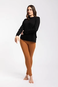 Caramel - Cozy Lined Leggings