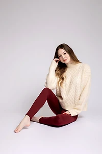 Burgundy - Cozy Lined