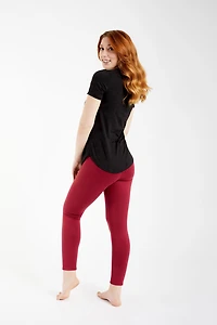 Red Velvet - Cozy Lined Leggings