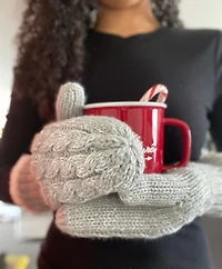 Pink - Cozy Lined Mittens