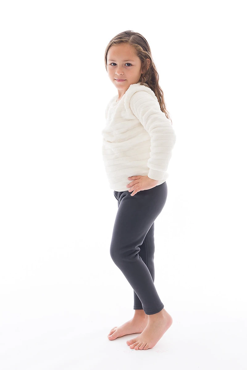 Charcoal Kid's - Leggings doublés douillets