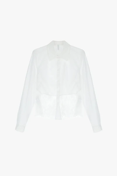 Chemise avec détail en dentelle