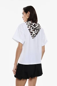 T-shirt With Foulard