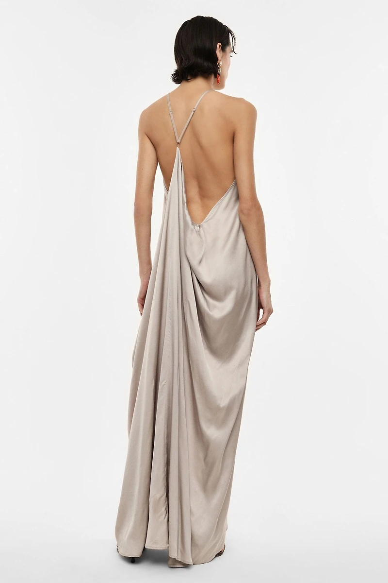 Flowy Halter Maxi Dress