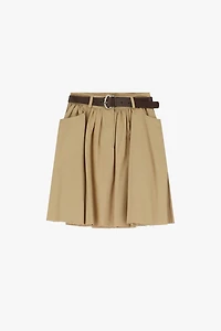 Short Belted Skirt