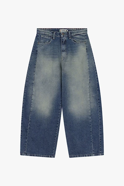 Mid-Rise Balloon Jeans