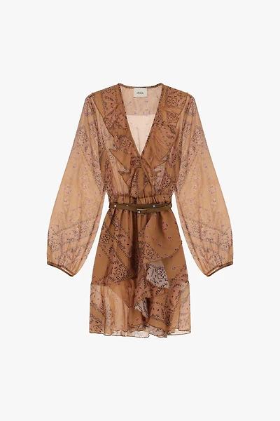 Ceinture imprimée pour robe