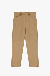 Suede Effect Trousers