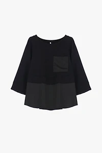 Dual Fabric Top