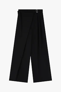 Palazzo Pants With Wrap Closure