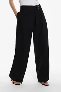 Palazzo Pants With Wrap Closure