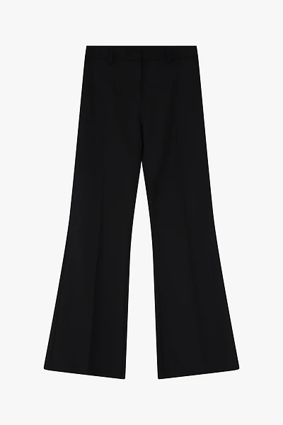 High-Waisted Flared Trousers