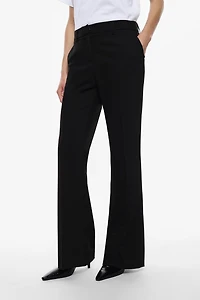 High-Waisted Flared Trousers