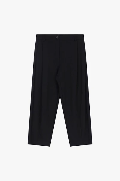 Pantalon large à taille haute