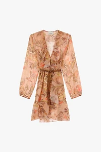 Mini robe fleurie