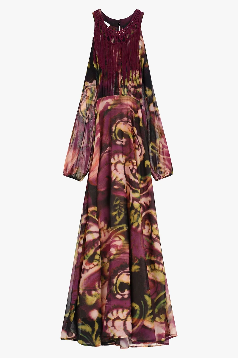 Maxi robe imprimée