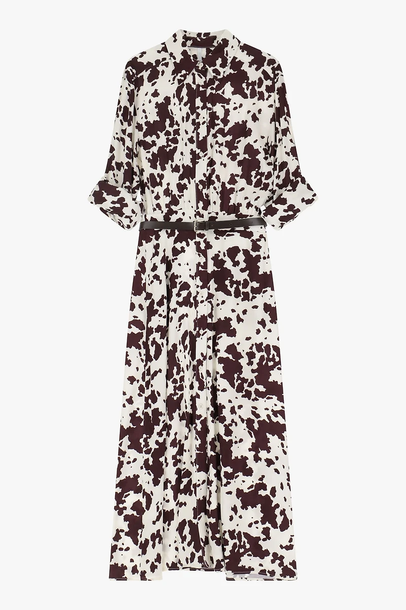 Cow Print Dress