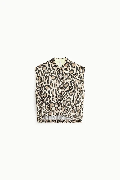 Animal Print Top