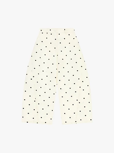 Pantalon ample à pois