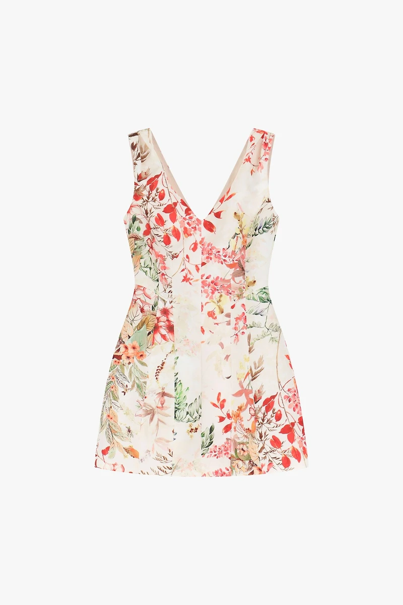 Mini robe fleurie