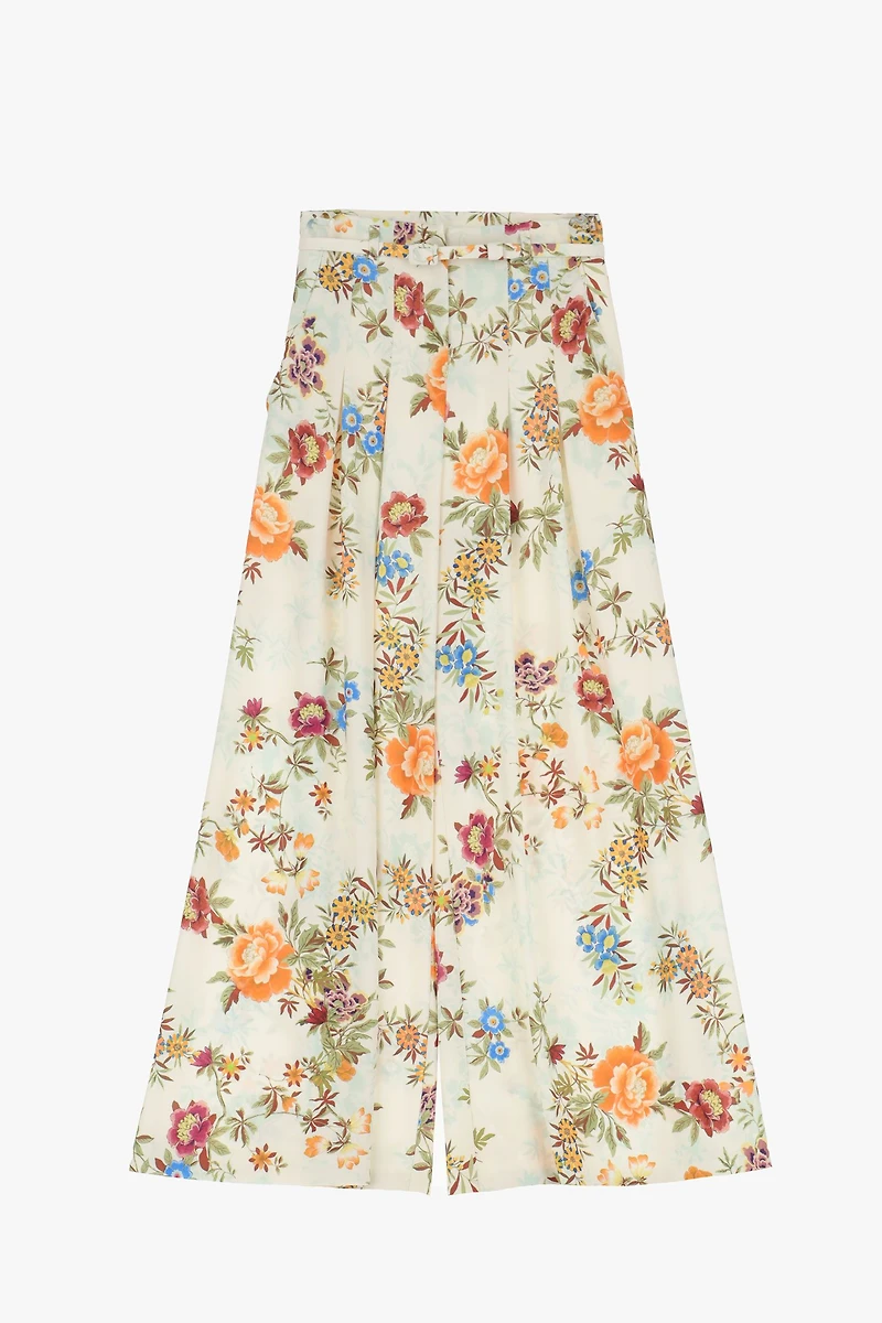 Floral Palazzo Trousers