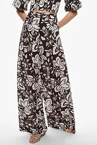 Tousers à imprimé floral