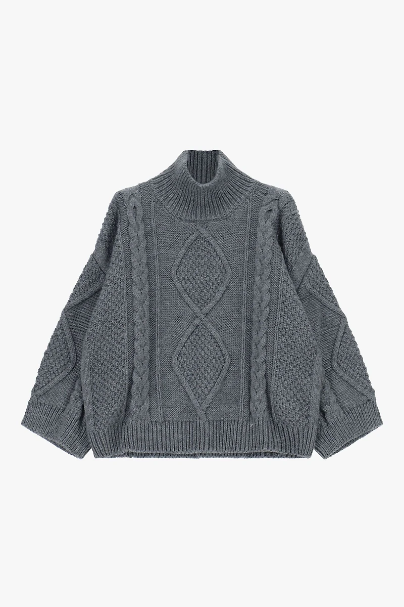 Braided Cable Sweater