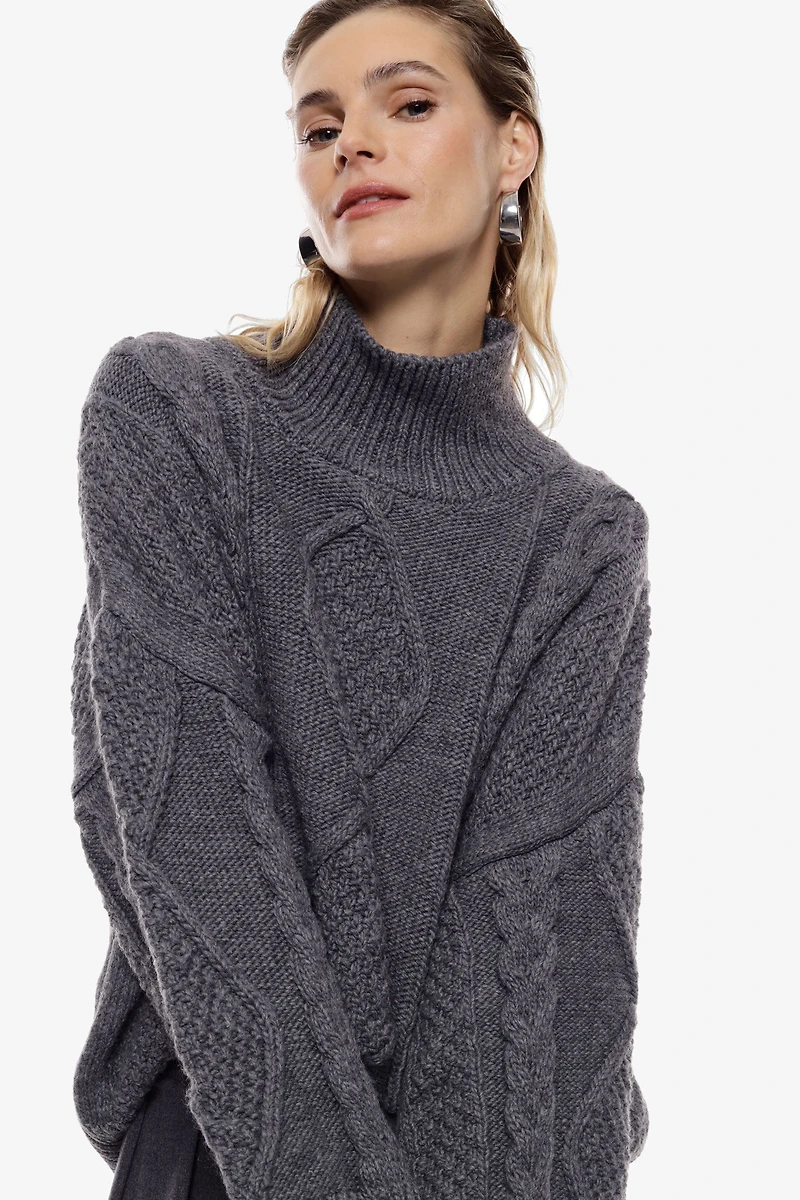 Braided Cable Sweater