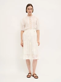 Embroidered Cotton Blouse