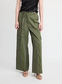 Cargo Wide-Leg Pants